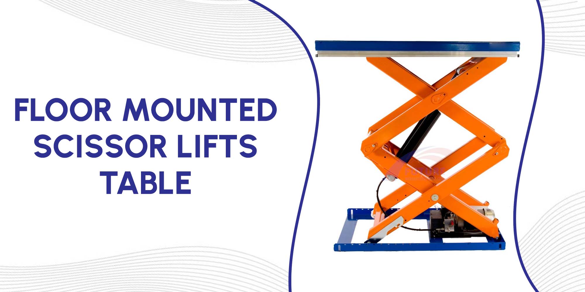 Floor Mounted Scissor Lifts Table